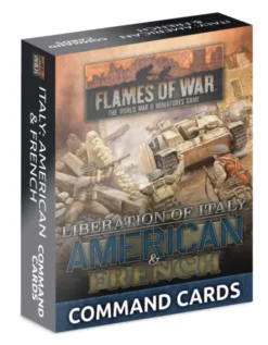 Flames of War - Liberation of Italy - American and French Command Card Pack