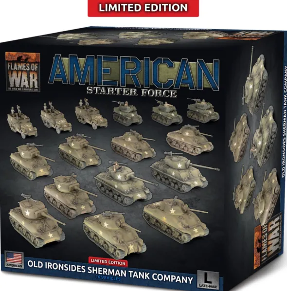 Flames of War - Liberation of Italy - Old Ironsides Sherman Tank Company (Limited Edition)
