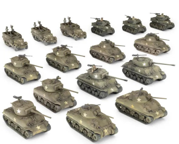 Flames of War - Liberation of Italy - Old Ironsides Sherman Tank Company (Limited Edition)