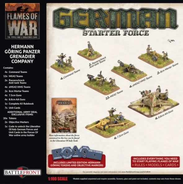 Flames of War - Liberation of Italy - Hermann Goering Panzergrenadier Company (Limited Edition)