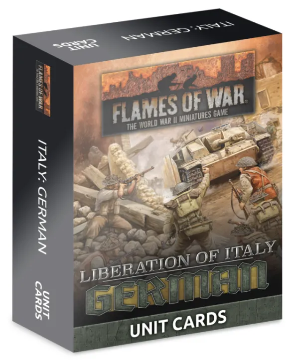 Flames of War - Liberation of Italy - German Unit Card Pack