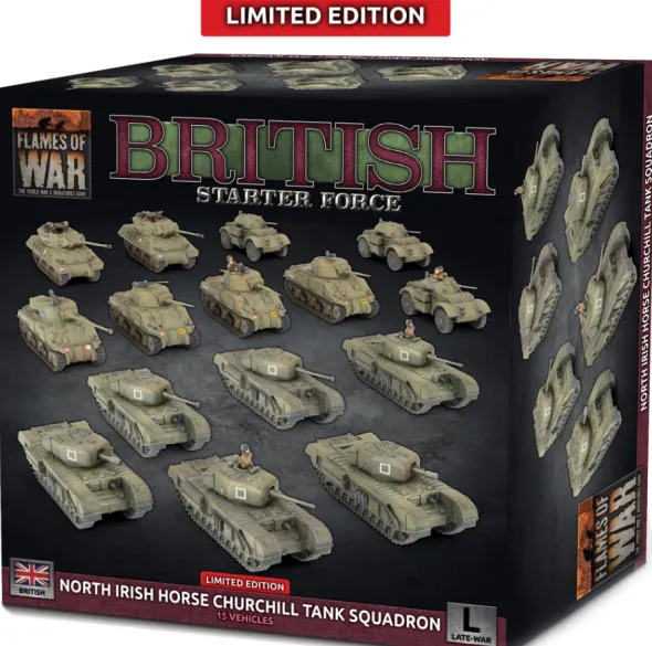 Flames of War - Liberation of Italy - North Irish Horse Churchill Tank Squadron (Limited Edition)