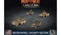 Flames of War - M8 Cavalry Recon Platoon
