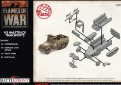 Flames of War - M3 Halftrack Transport Platoon