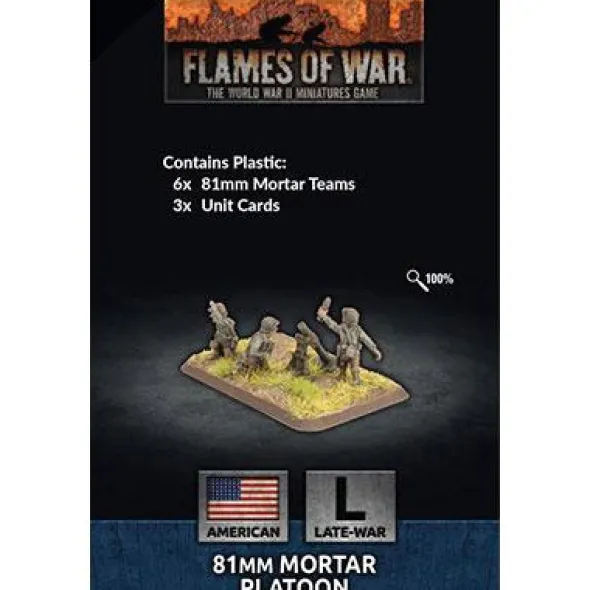 Flames of War - 81mm Mortar Platoon