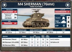 Flames of War - M4 Sherman Tank Platoon