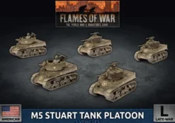 Flames of War -M5 Stuart Light Tank Platoon