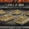 Flames of War - Panzer IV (Late) Tank Platoon