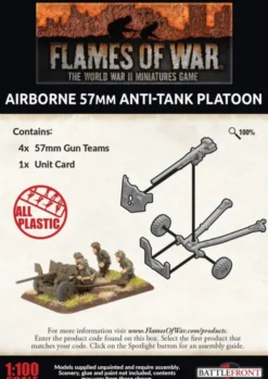 Flames of War - Parachute 57mm Anti-tank Platoon