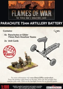 Flames of War - Parachute 75mm Artillery Battery