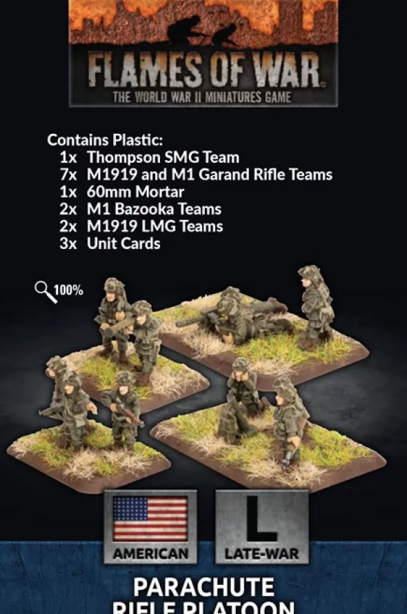 Flames of War - Parachute Rifle platoon