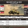 Flames of War - SdKfz 221 and 222 SS Scout Troop