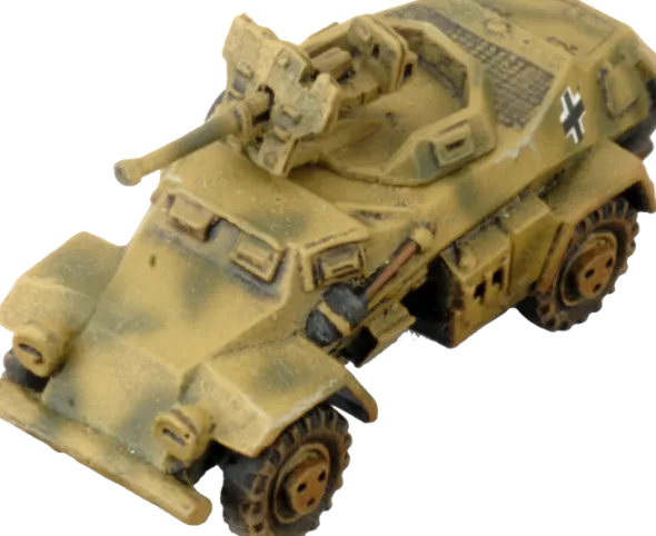Flames of War - SdKfz 221 and 222 SS Scout Troop
