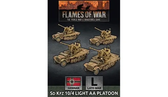 Flames of War - SdKfz 10/4 Light AA Platoon