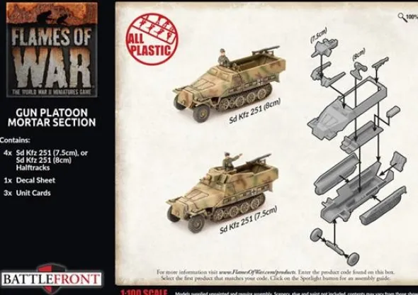 Flames of War - Sd Kfz 251 Platoon