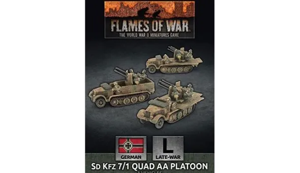 Flames of War - SdKfz 7/1 Quad AA Platoon