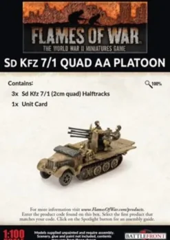 Flames of War - SdKfz 7/1 Quad AA Platoon