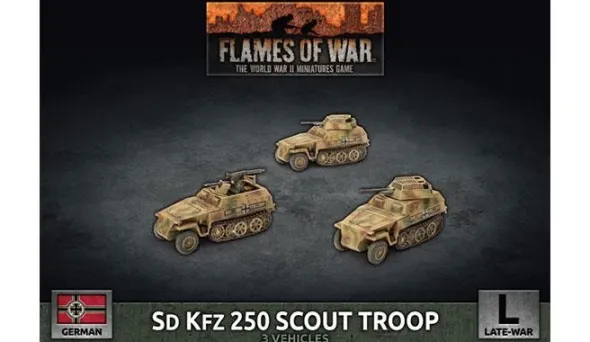 Flames of War - SdKfz 250 Scout Troup