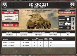 Flames of War - SdKfz 231 SS Scout Troops