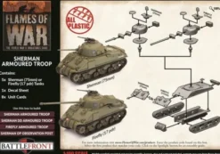 Flames of War - Sherman Armoured Troop