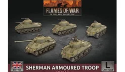 Flames of War - Sherman Armoured Troop