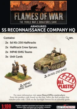 Flames of War - SS Reconaissance Company HQ