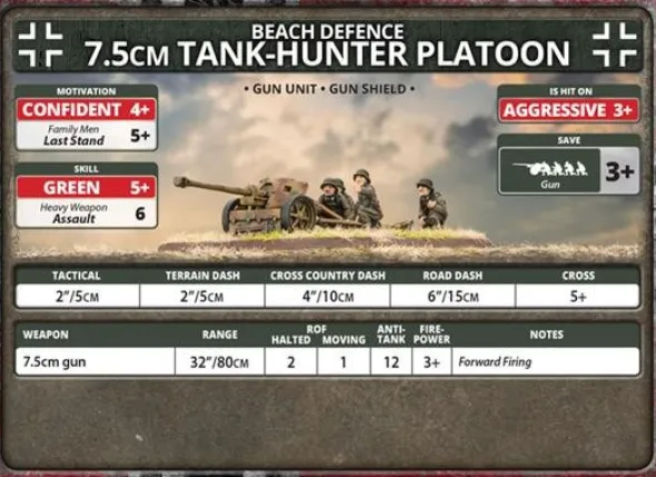 Flames of War - 7.5 Tank Hunter Platoon