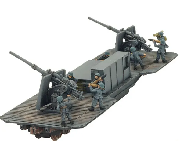 Flames of War - Twin 8.8cm FlaK Railway Car