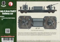 Flames of War - Twin 8.8cm FlaK Railway Car