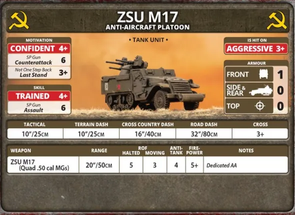 Flames of War - ZSU M17 AA Platoon
