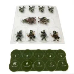 Flat Plastic Miniatures - Goblin Raiders - 10pc