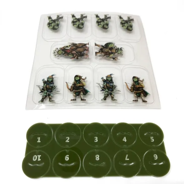 Flat Plastic Miniatures - Goblin Raiders - 10pc