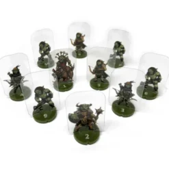 Flat Plastic Miniatures - Goblin Raiders - 10pc