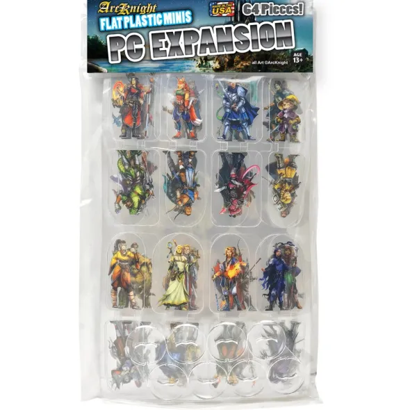 Flat Plastic Miniatures - PC Expansion Pack - 64 pièces