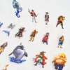 Flat Plastic Miniatures - Pirates - 62 Pieces