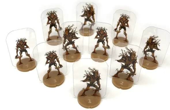 Flat Plastic Miniatures - Twig Blights - 10pc