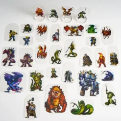 Flat Plastic Miniatures - Underground Horde - 31 Pieces