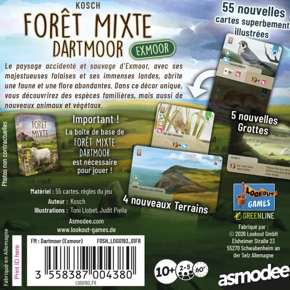 Forêt Mixte : Dartmoor - Exmoor