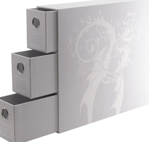 Fortress - 3-Card Drawer - White
