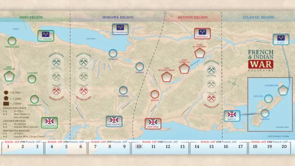 French & Indian War Solitaire
