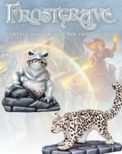 Frostgrave - Crapaud et Léopard des Glaces