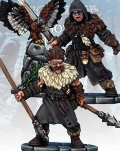 Frostgrave - Maître des Corbeaux et Javelinier Barbares