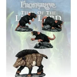 Frostgrave - Sanglier et Rats géants