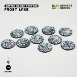 Frost Lake Bases, Round 28mm (x10)
