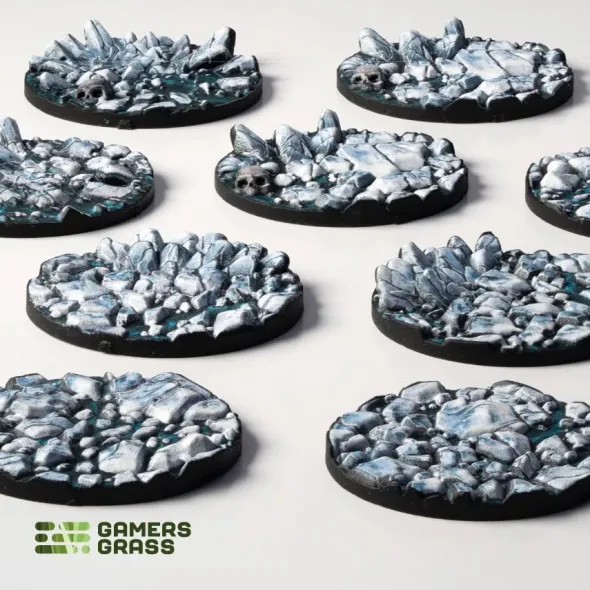 Frost Lake Bases, Round 28mm (x10)