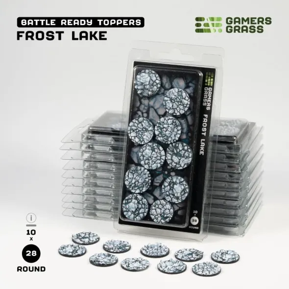 Frost Lake Bases, Round 28mm (x10)