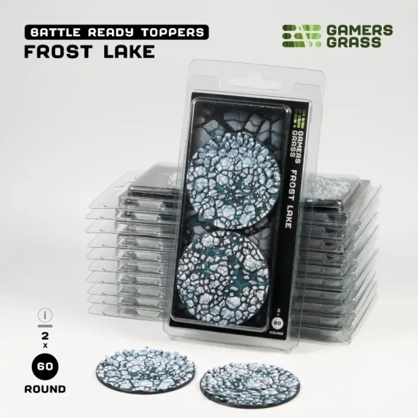Frost Lake Bases, Round 60mm (x2)