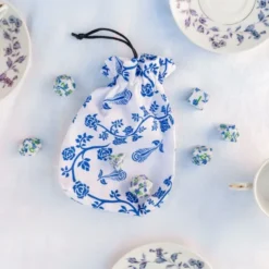 Full Art Dice Pouch: Porcelain