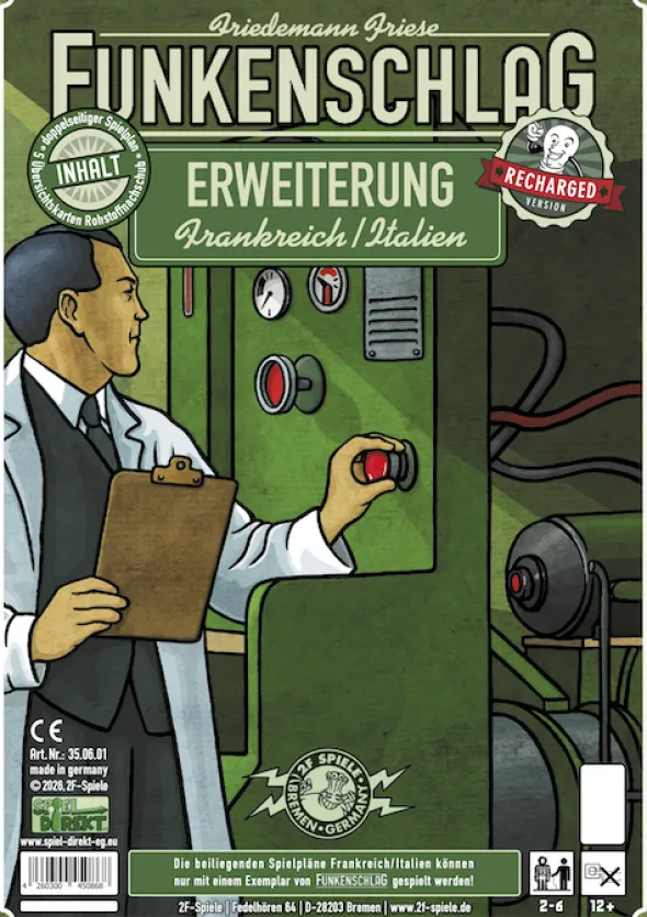 Funkenschlag - Erw. 1 (Recharged Version): Frankreich/Italien