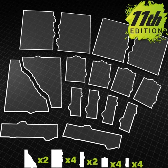 Gabarits 11e édition Wh40k Compatibles